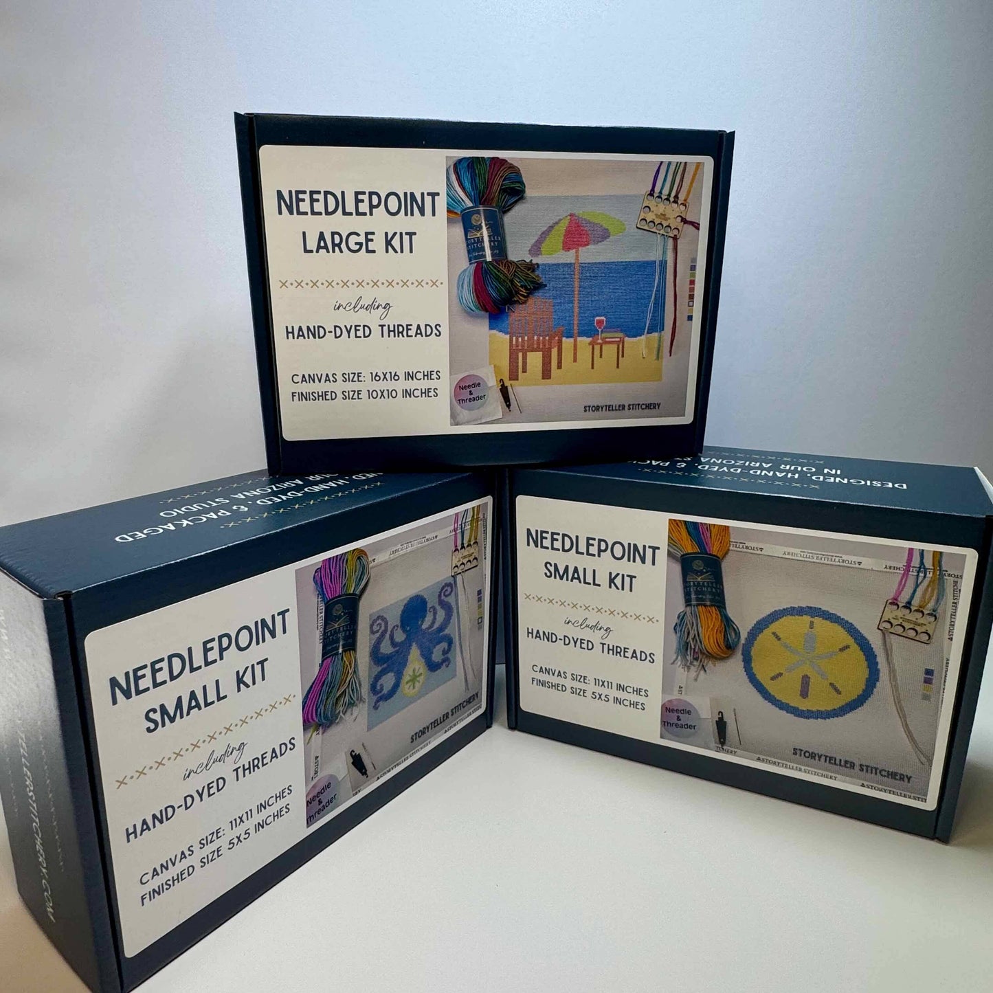 Storyteller Stitchery - Octopus — Modern Needlepoint Kit (Small Design)
