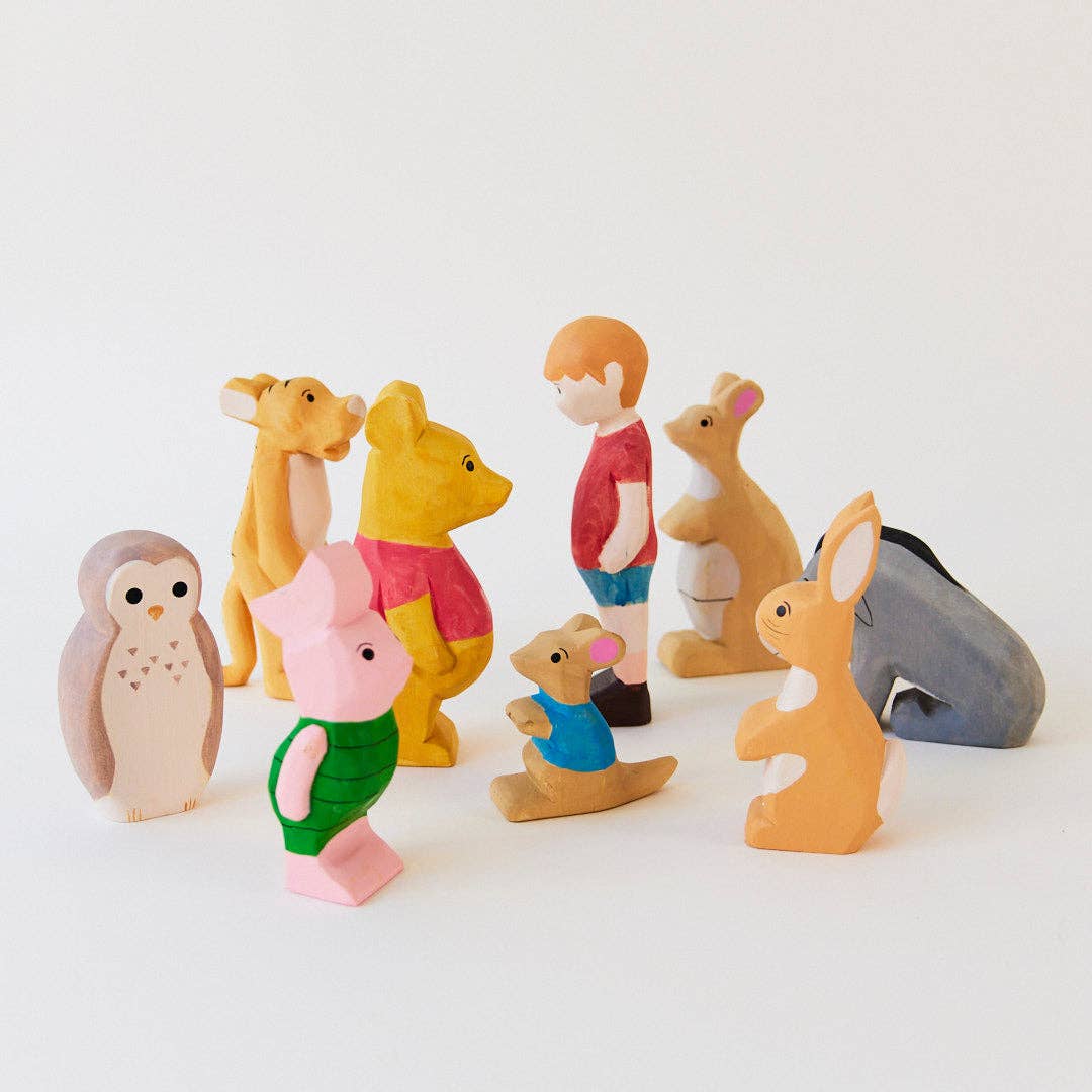Sarah’s Silks - Kanga Wooden Figure