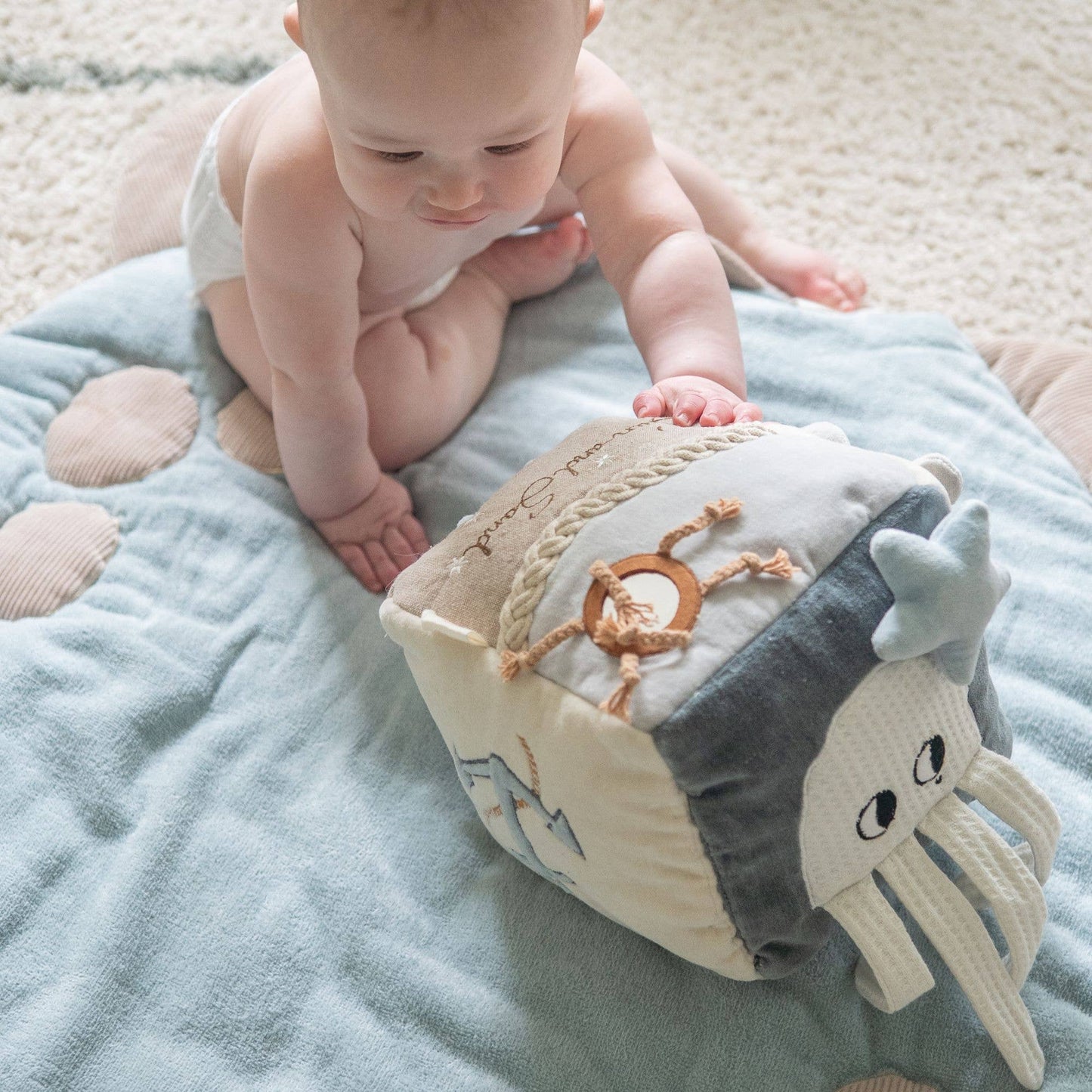 Crane Baby - Cove Soft Plush Activity Cube