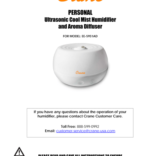 Crane Baby - Crane 0.2 Ga. Personal Humidifier - White