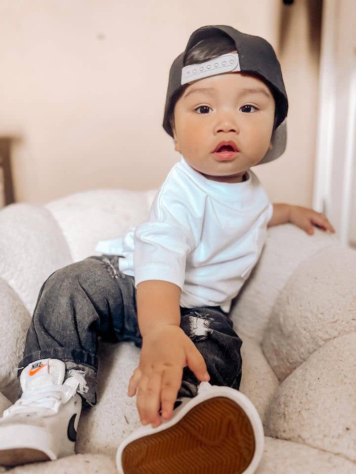 Lucky Link - Relaxed Straight Washed Black Jeans