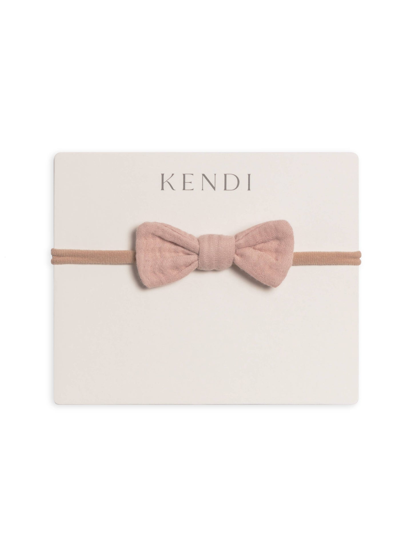Colored Organics - Organic Baby Muslin Dainty Bow Headband - Ballet