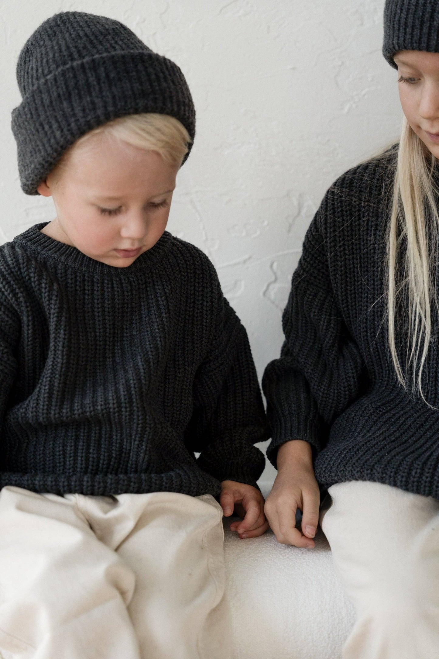 Oat Children - ‘Obsidian’ Chunky Knit Sweater