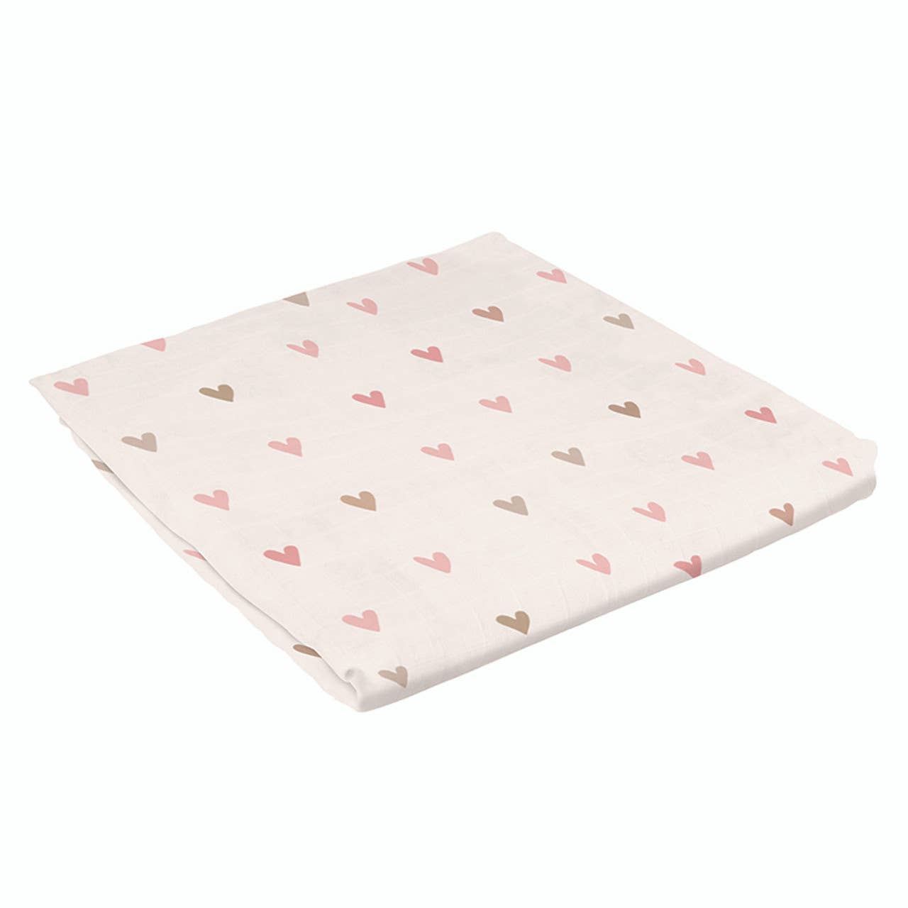 Stephan Baby by Creative Brands - Swaddle Blanket - Hearts