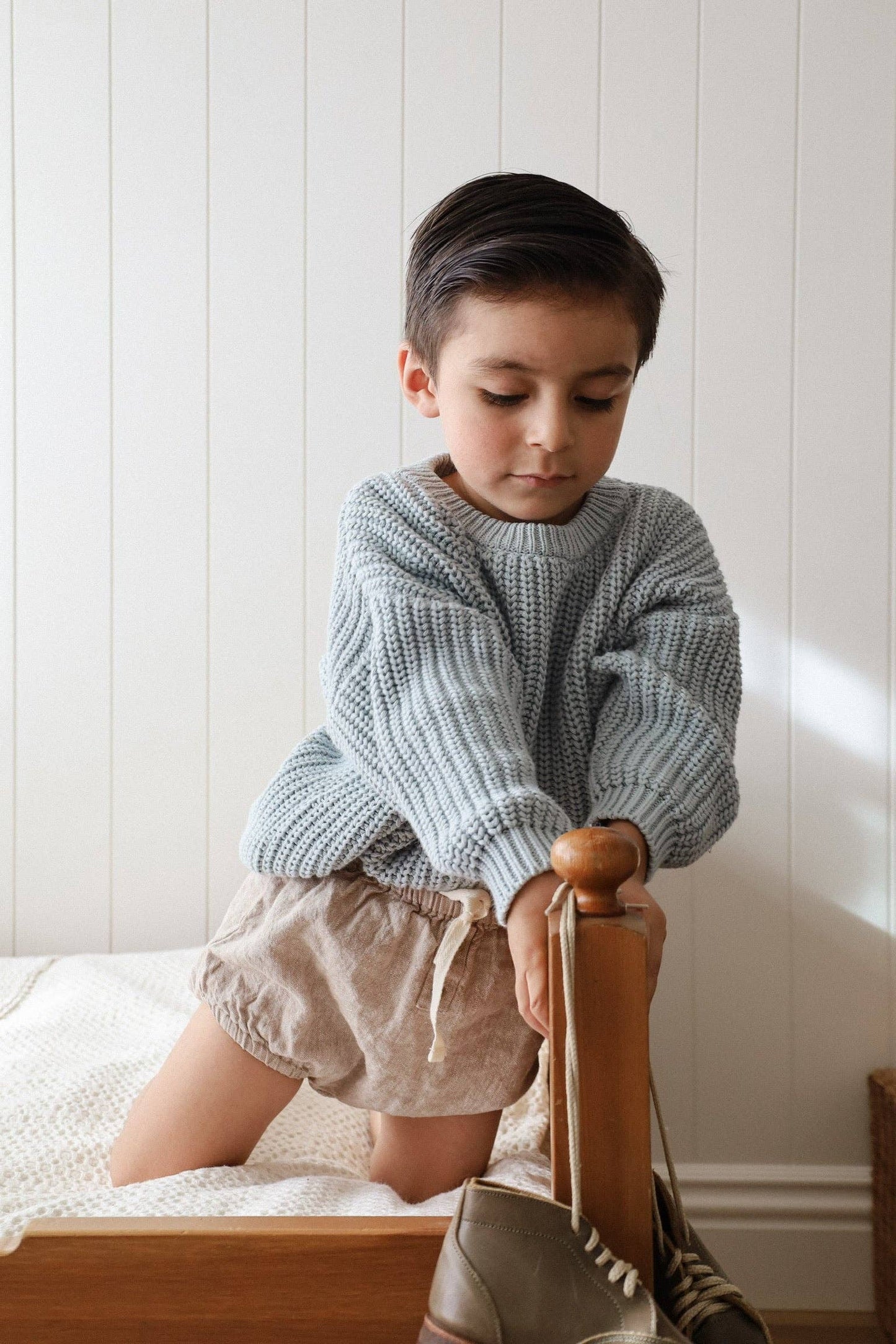 Oat Children - ‘Fog’ Chunky Knit Sweater