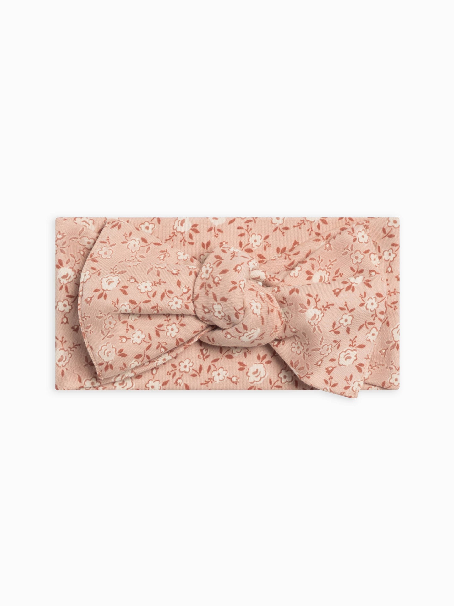 Colored Organics - Organic Baby Hattie Knot Bow Wrap - Zinnia Floral / Ballet