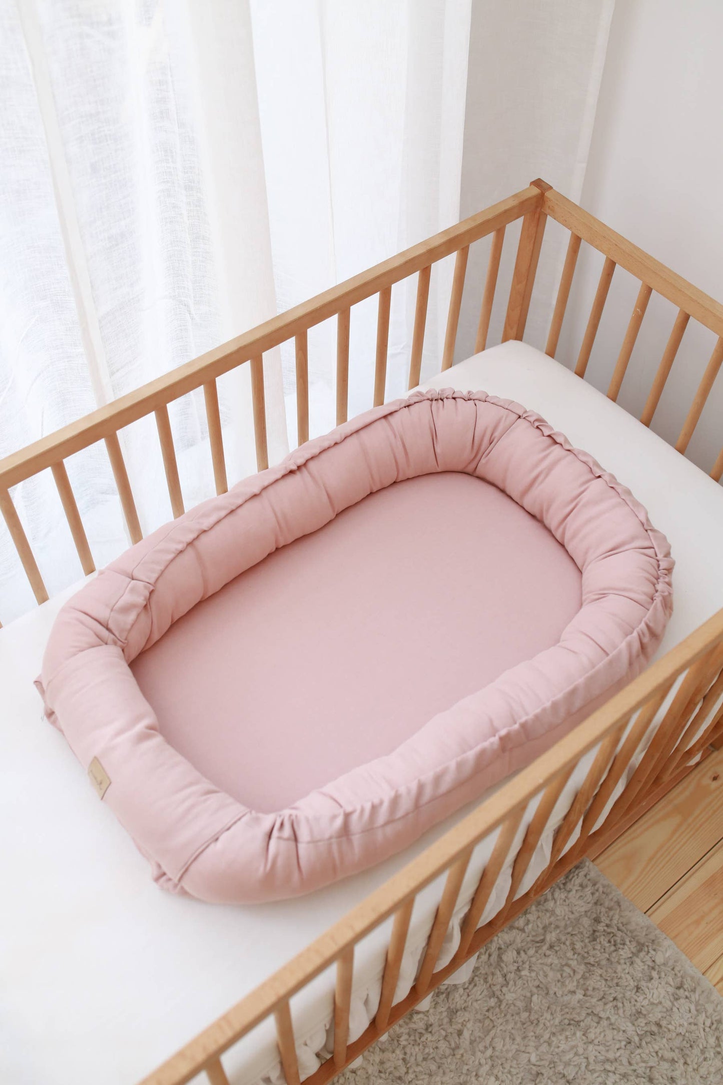 BABYLY - Babyly -linen toddler lounger