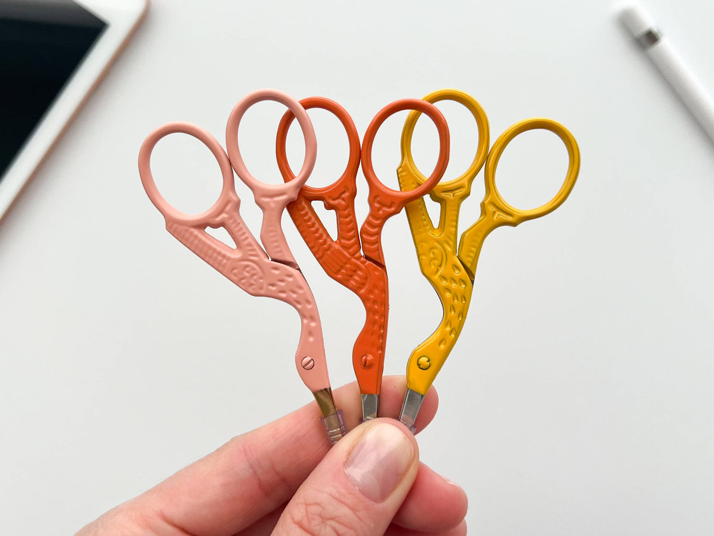 Matryoshka Doll Shop - Bird scissors, small sewing scissors, stork scissors