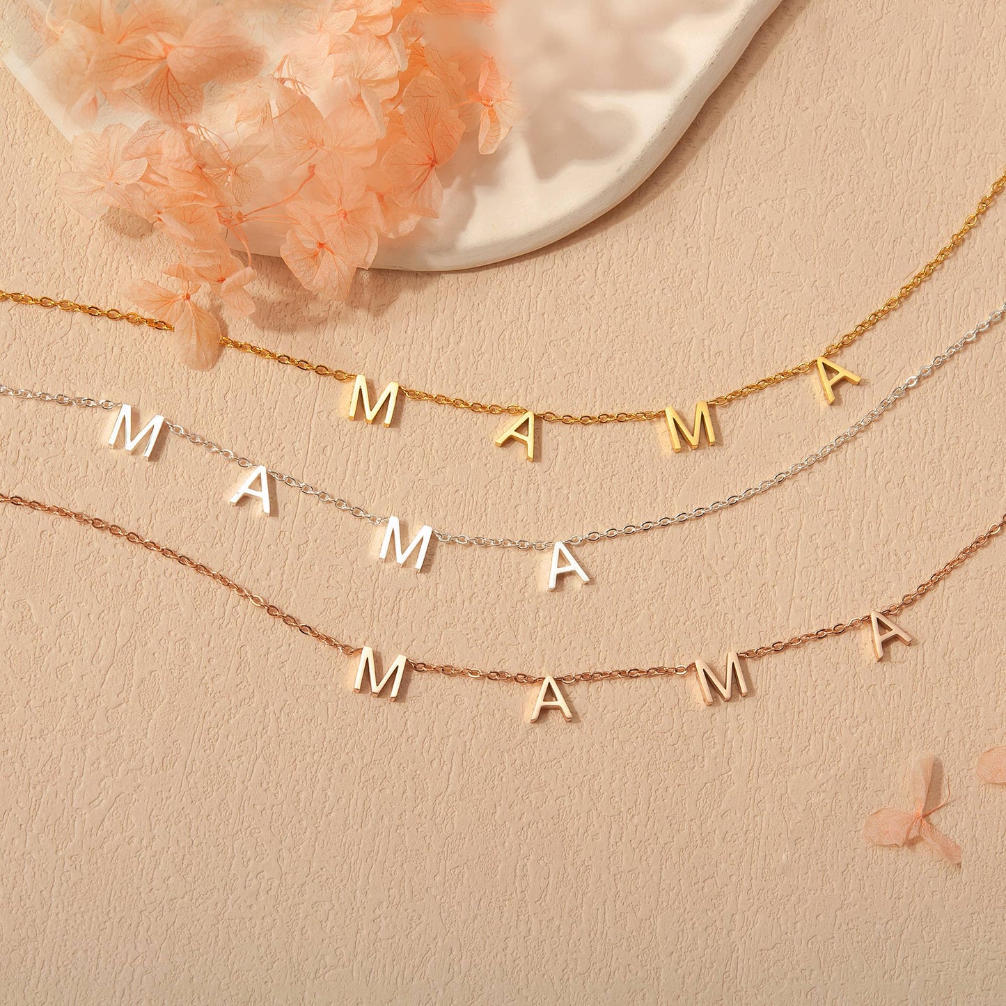 Anavia - Mama Letter Necklace Gift for Mom Jewelry