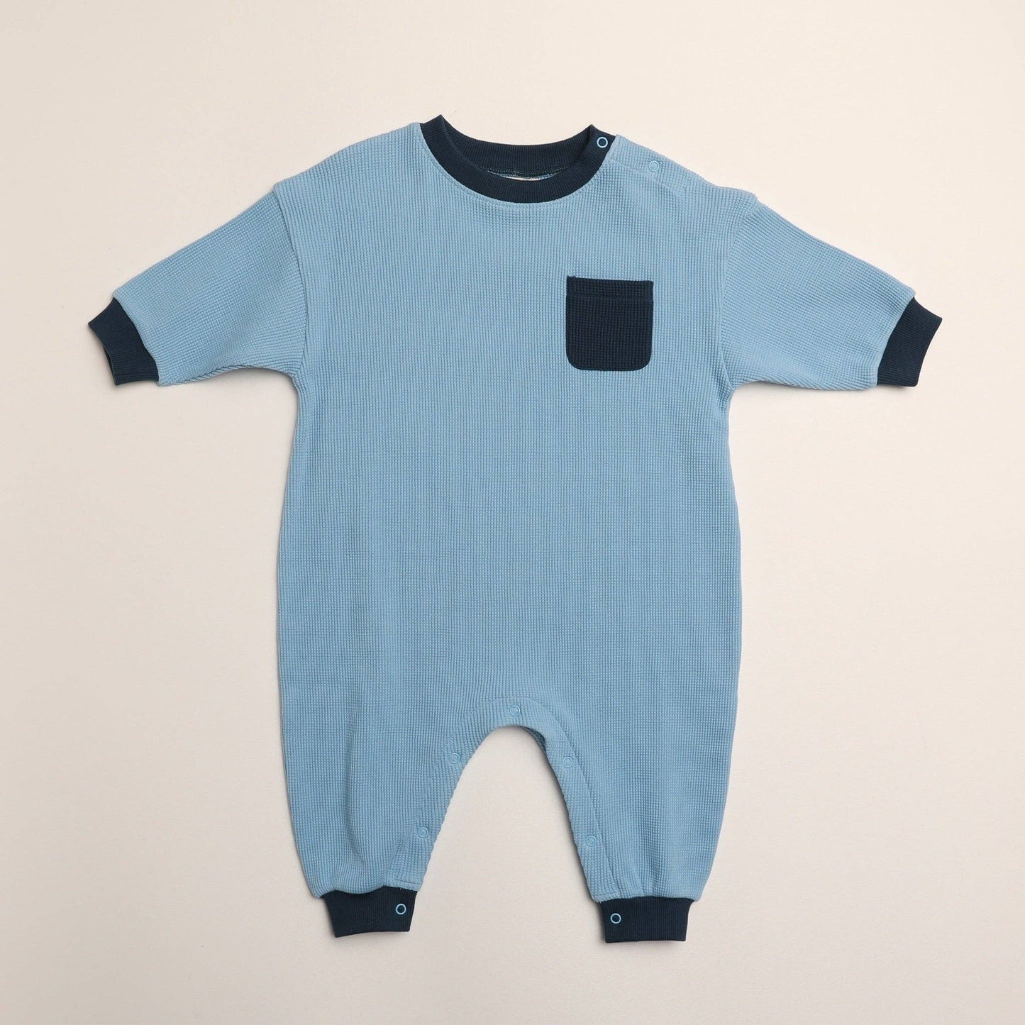 Winnie + Crew - Sammy Romper in Dusk Blue