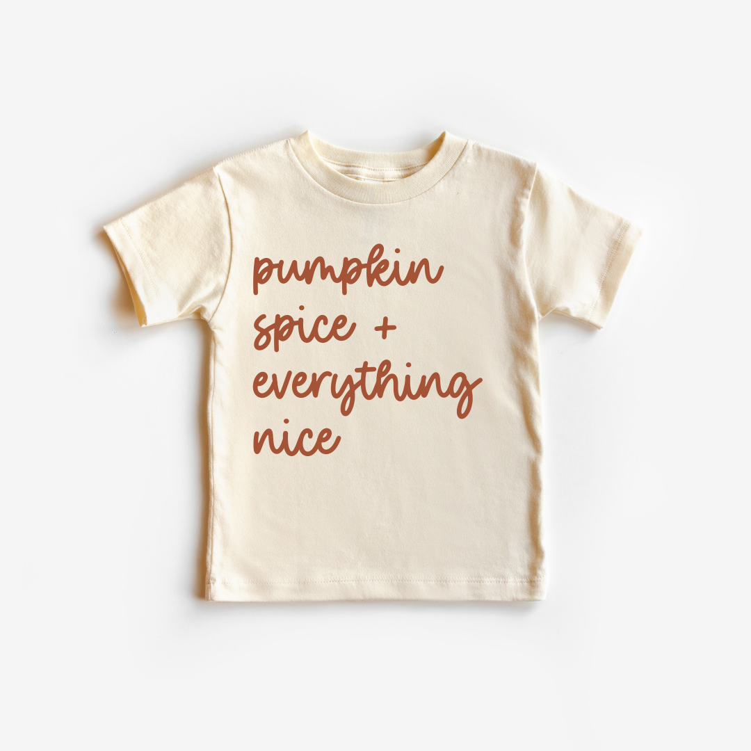 Wildflowers + Cotton - Pumpkin Spice & Everything Nice | 100% Cotton Baby Bodysuit or Tee