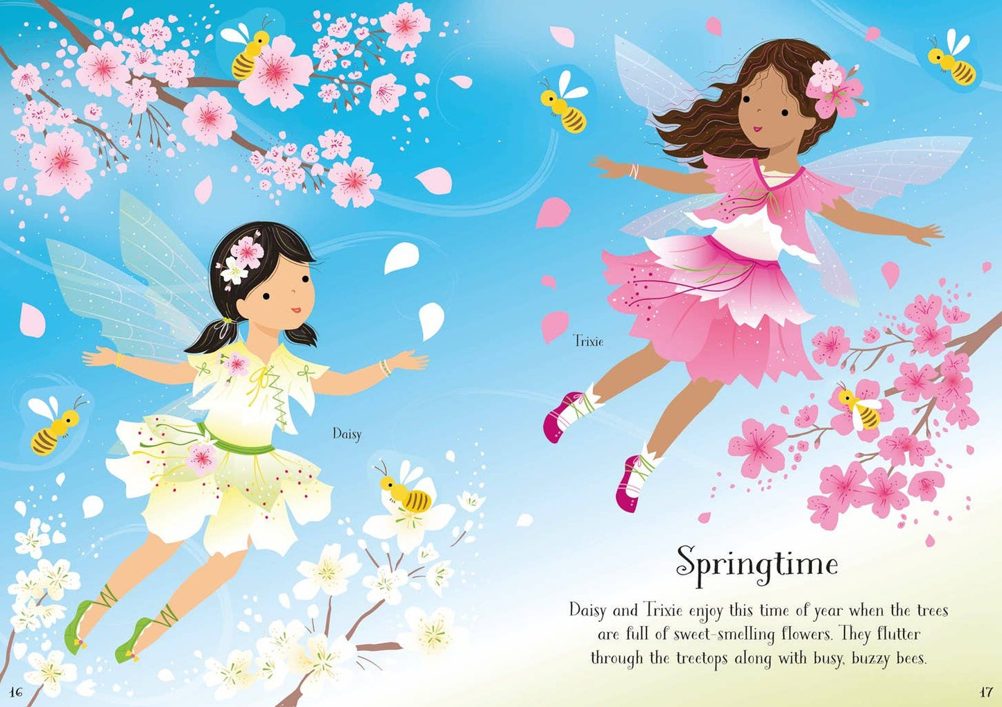 HarperCollins - Little Sticker Dolly Dressing Treetop Fairies : Usborne