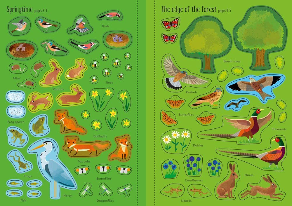 HarperCollins - Little First Stickers In The Forest : Usborne