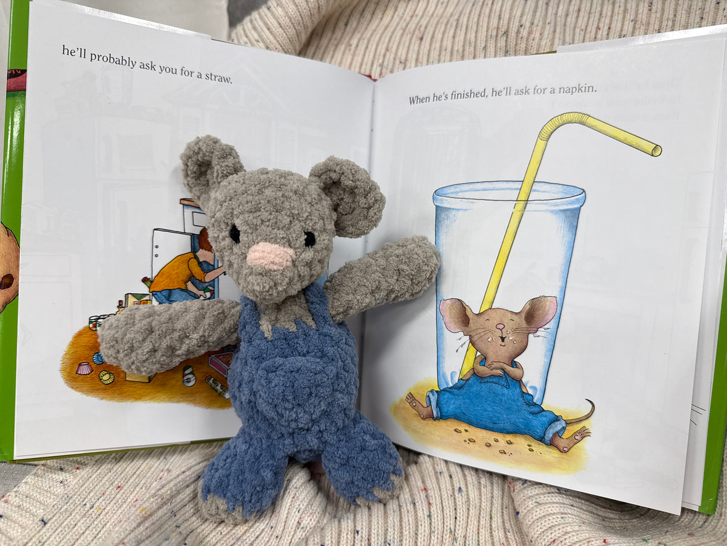 Cason Crochet - Book Buddy - If You Give A Mouse A Cookie