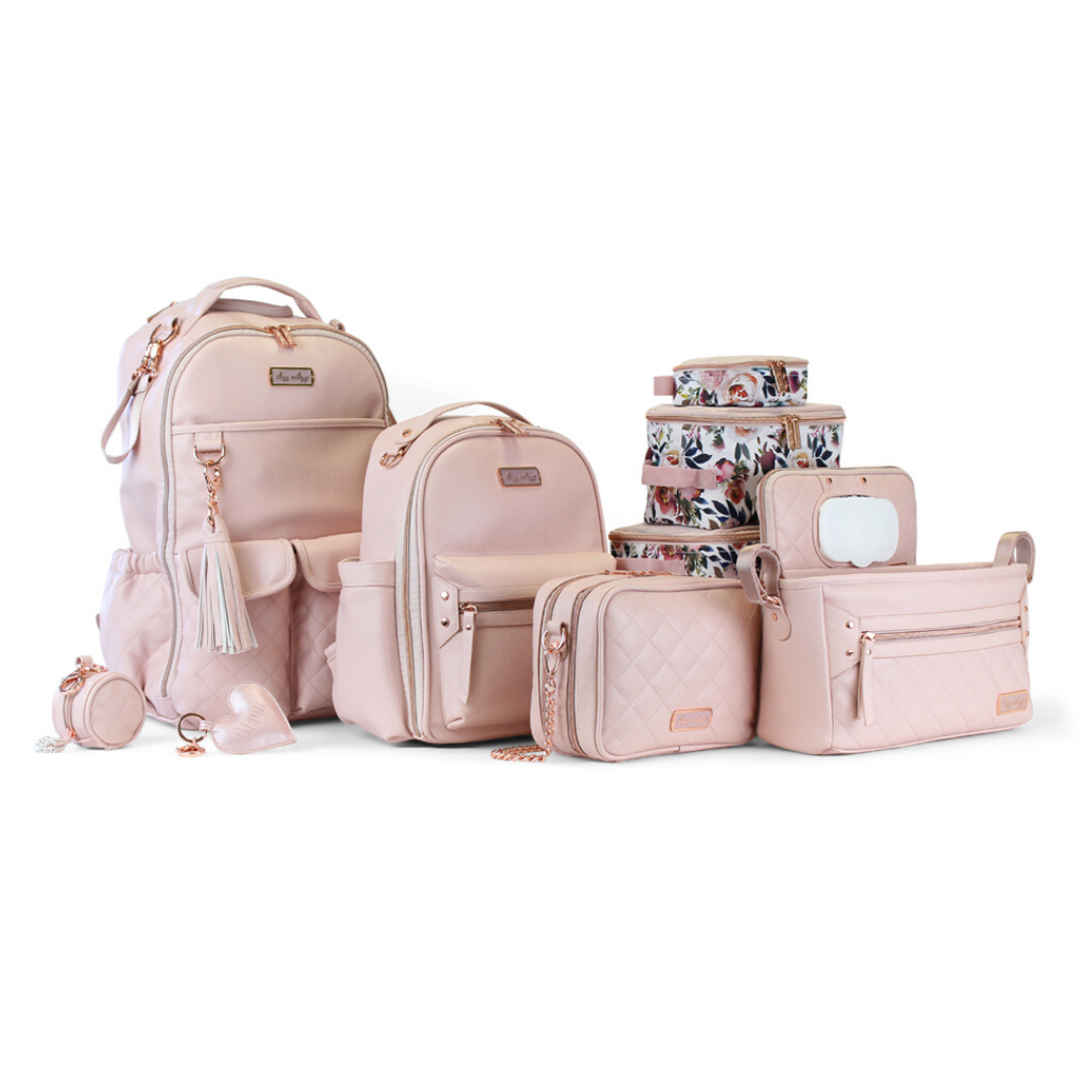 Itzy Ritzy - Blush Diaper Bag Charm Pod Keychain