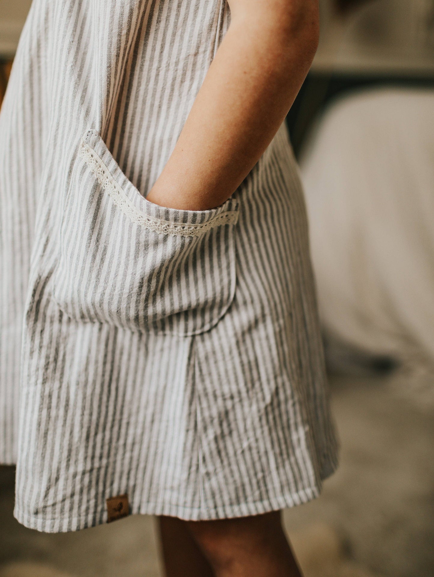 Tate & Adele - Yoke Dress with pockets