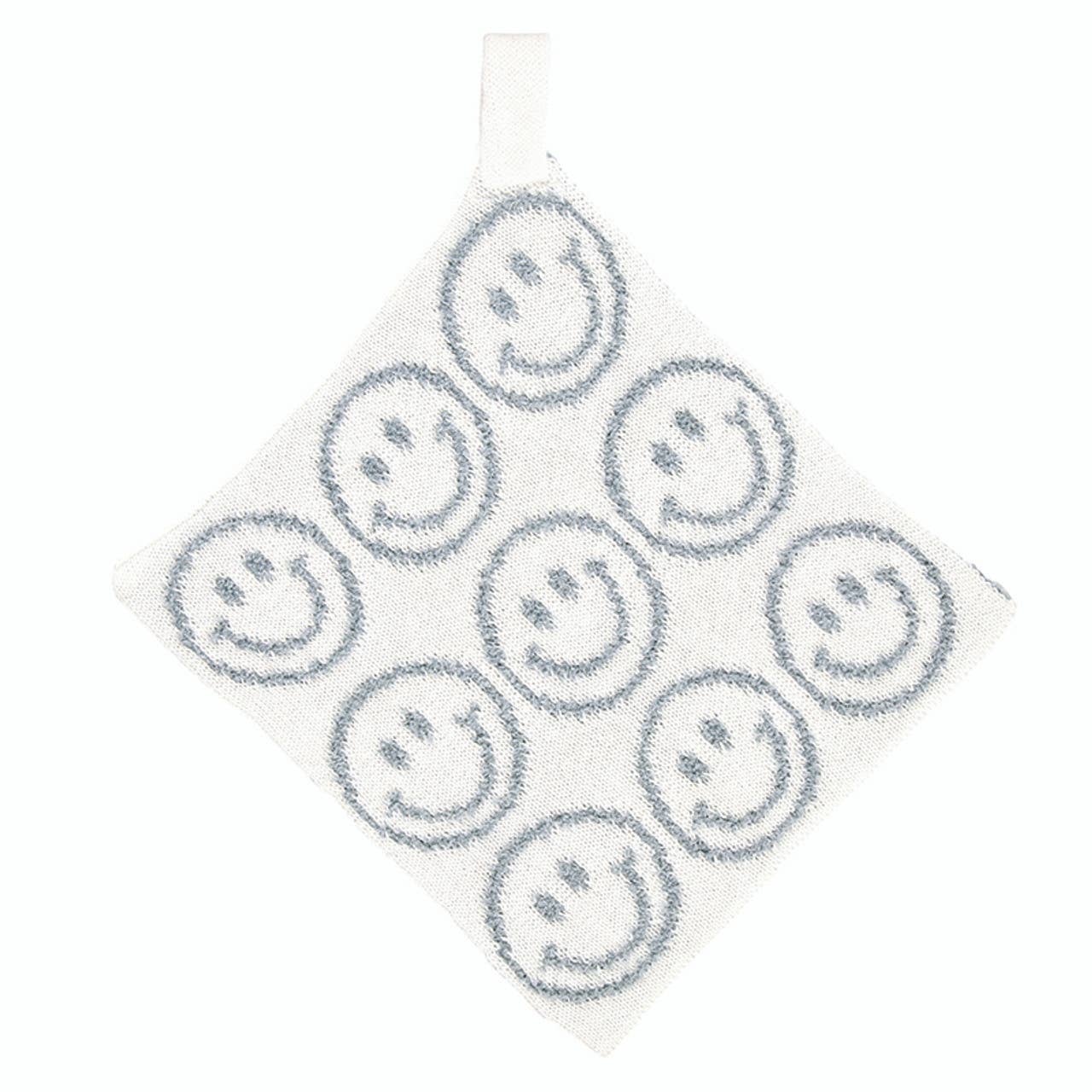 Stephan Baby by Creative Brands - Plush Pacifier Blankie - Smiley Faces
