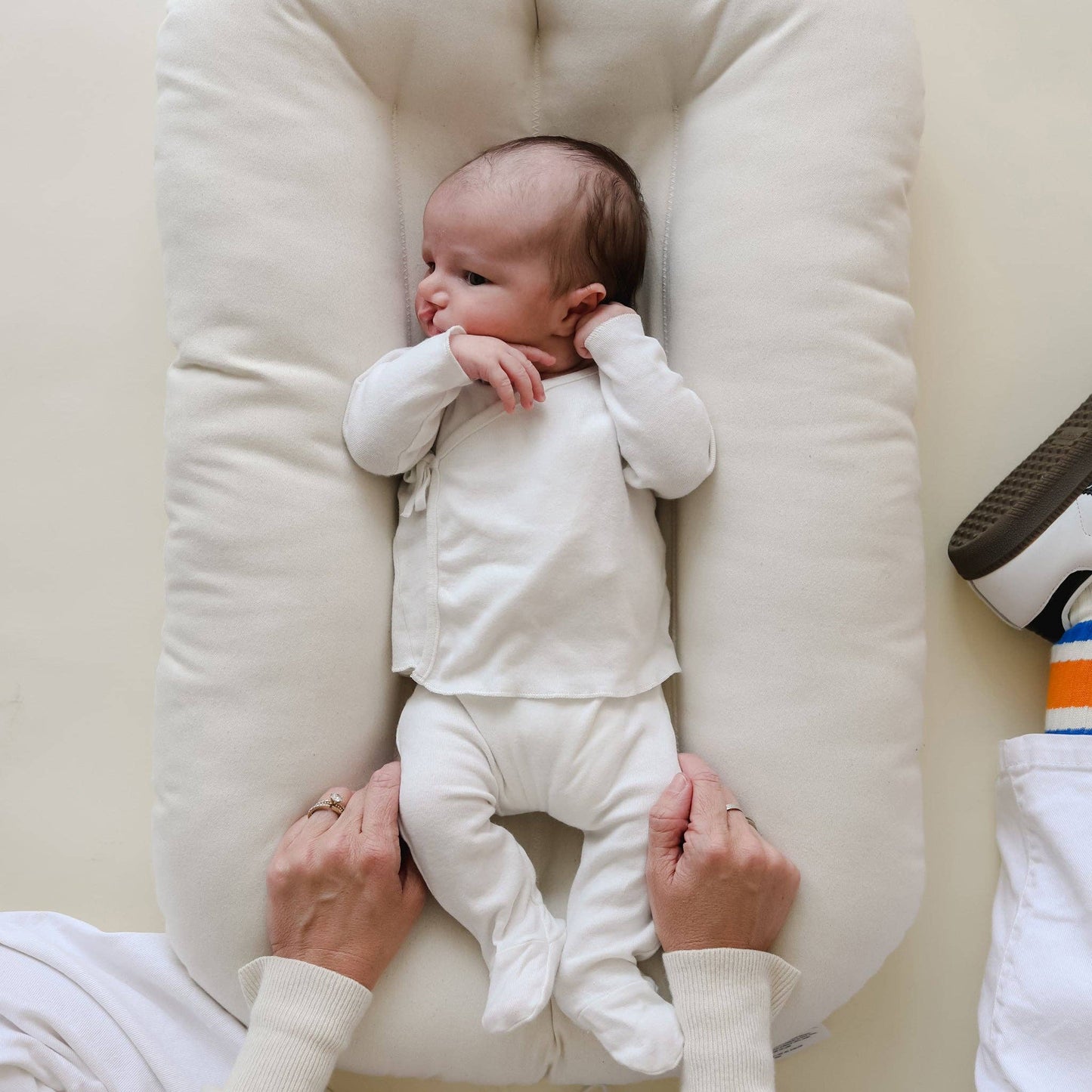 ***Available In-Store Only***Snuggle Me Organic - Infant Lounger | Natural