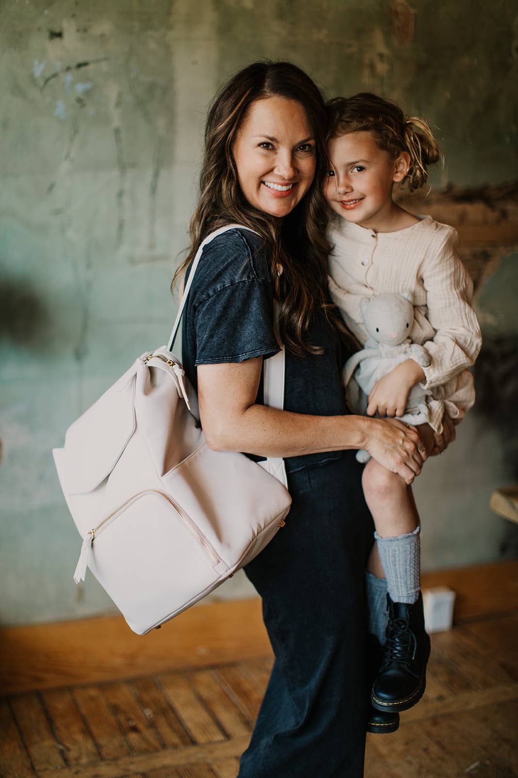 Rori & Rose - Mom Backpack Diaper Shoulder Suitcase Strap with Wet Dry Bag