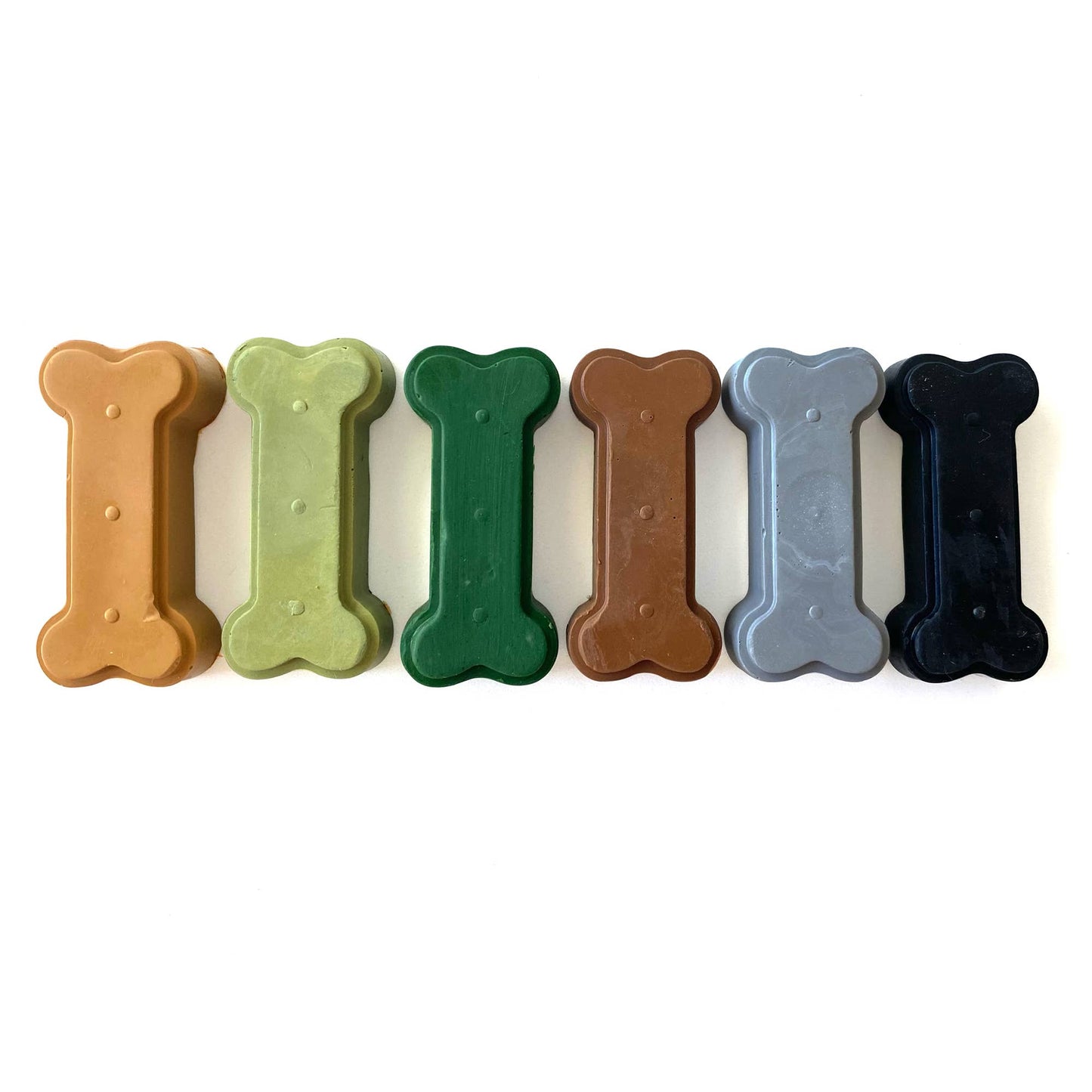 eco-kids / elseware unplug - Beeswax crayons - dinosaur bone - case