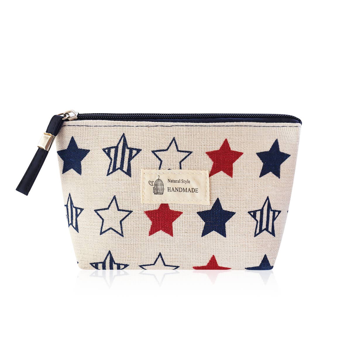 Mini Momo - Small Makeup Bag Cute Print Cosmetic Toiletry Pouch