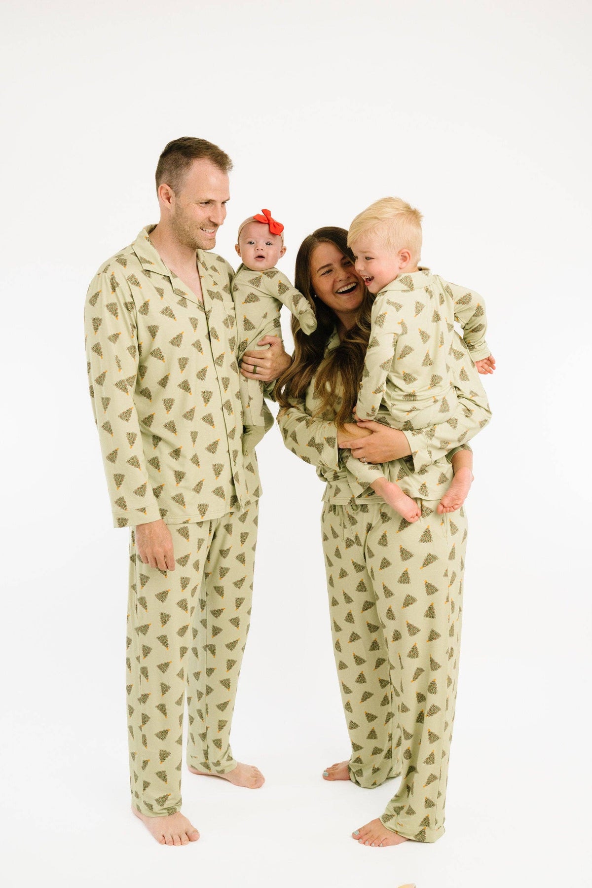 Little One Shop - Magical Trees Bamboo Button Up Set