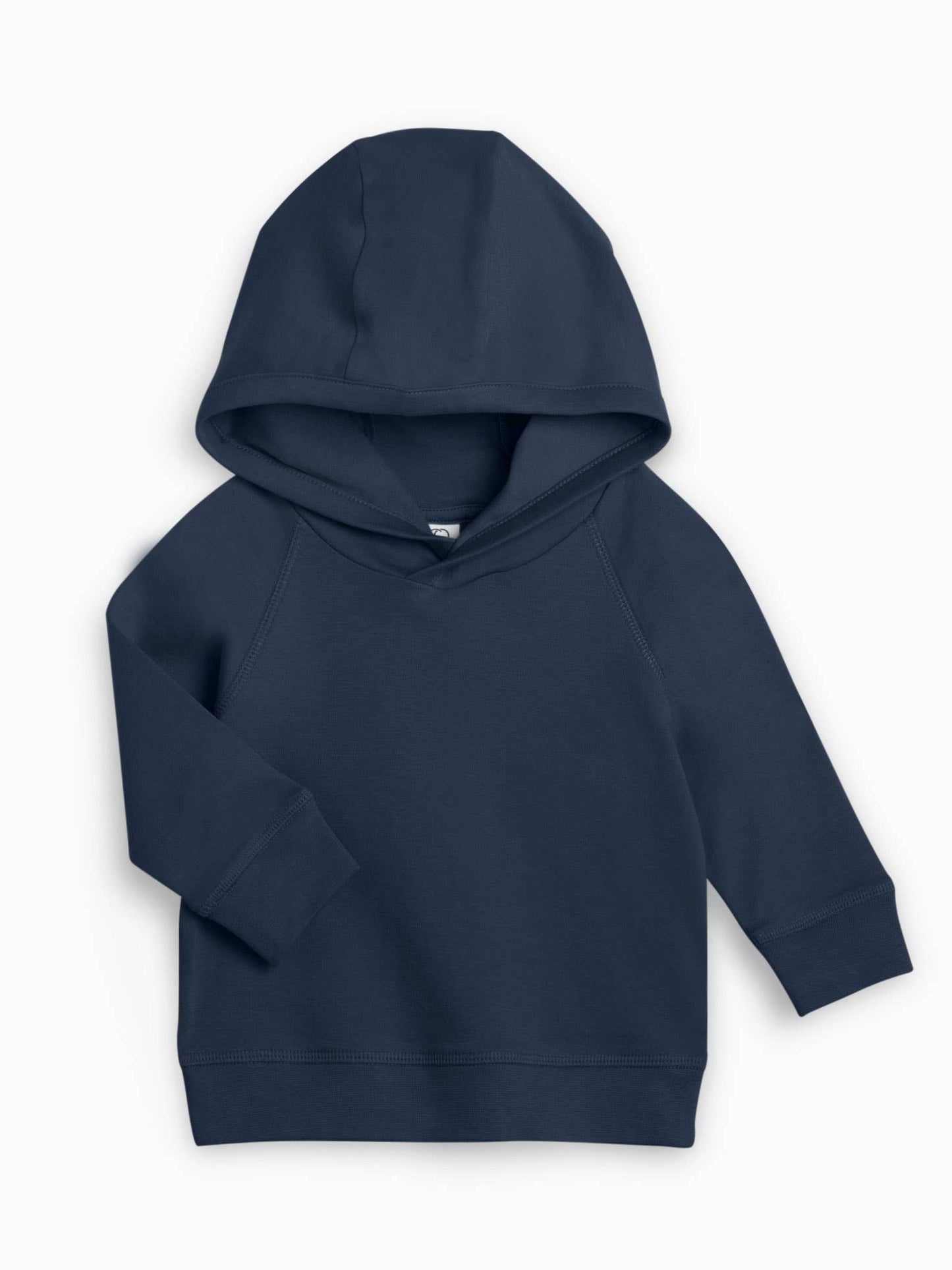 Colored Organics - Organic Baby and Kids Madison Hooded Pullover - Navy