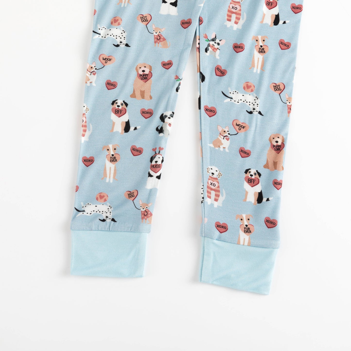 DreamLet - Pups & Kisses (Long Sleeve PJ) - Blue