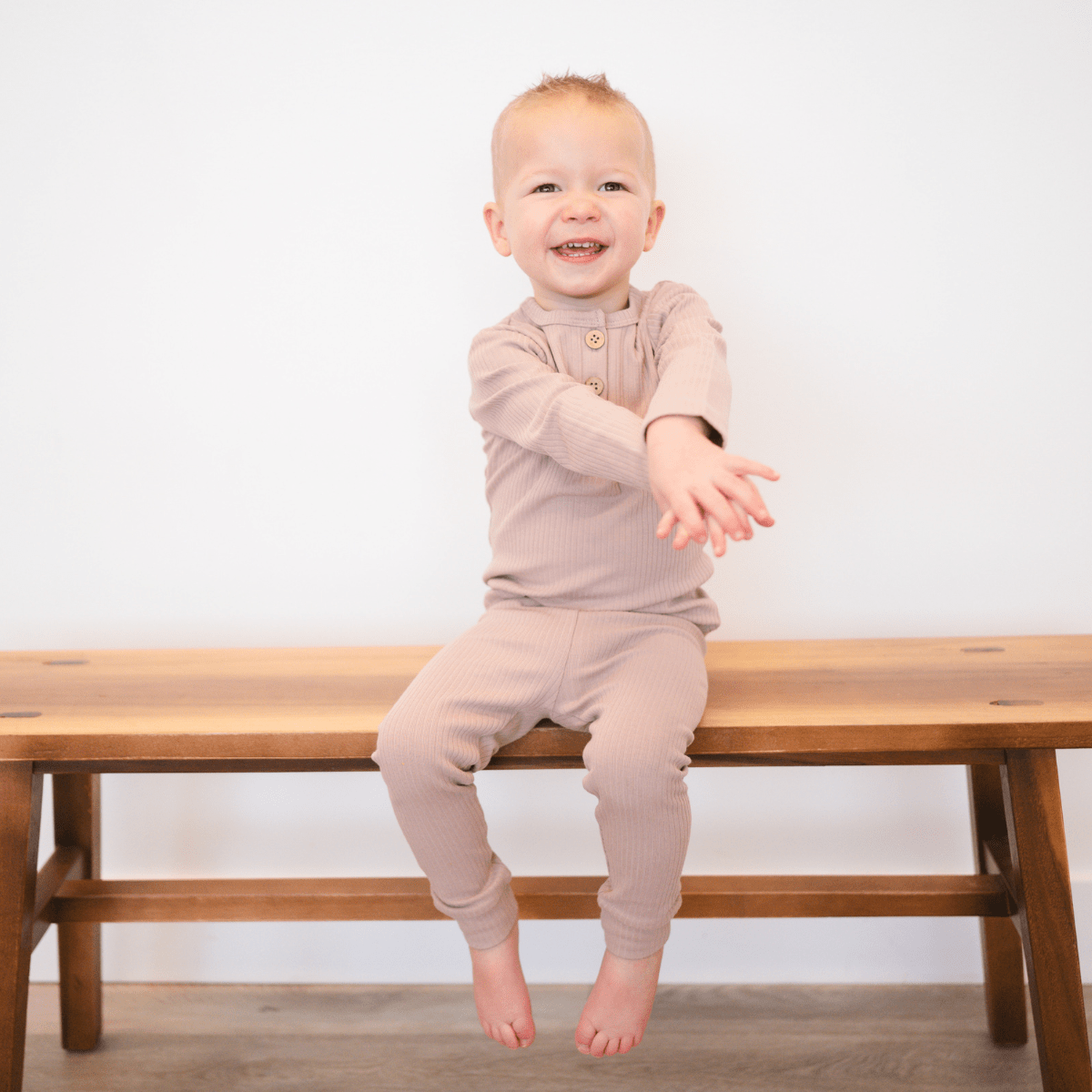 bug + bean kids - Organic Ribbed Cotton Legging