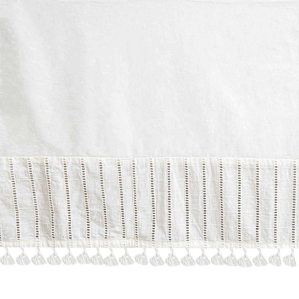 Crane Baby - Off-White Boho Bed Skirt