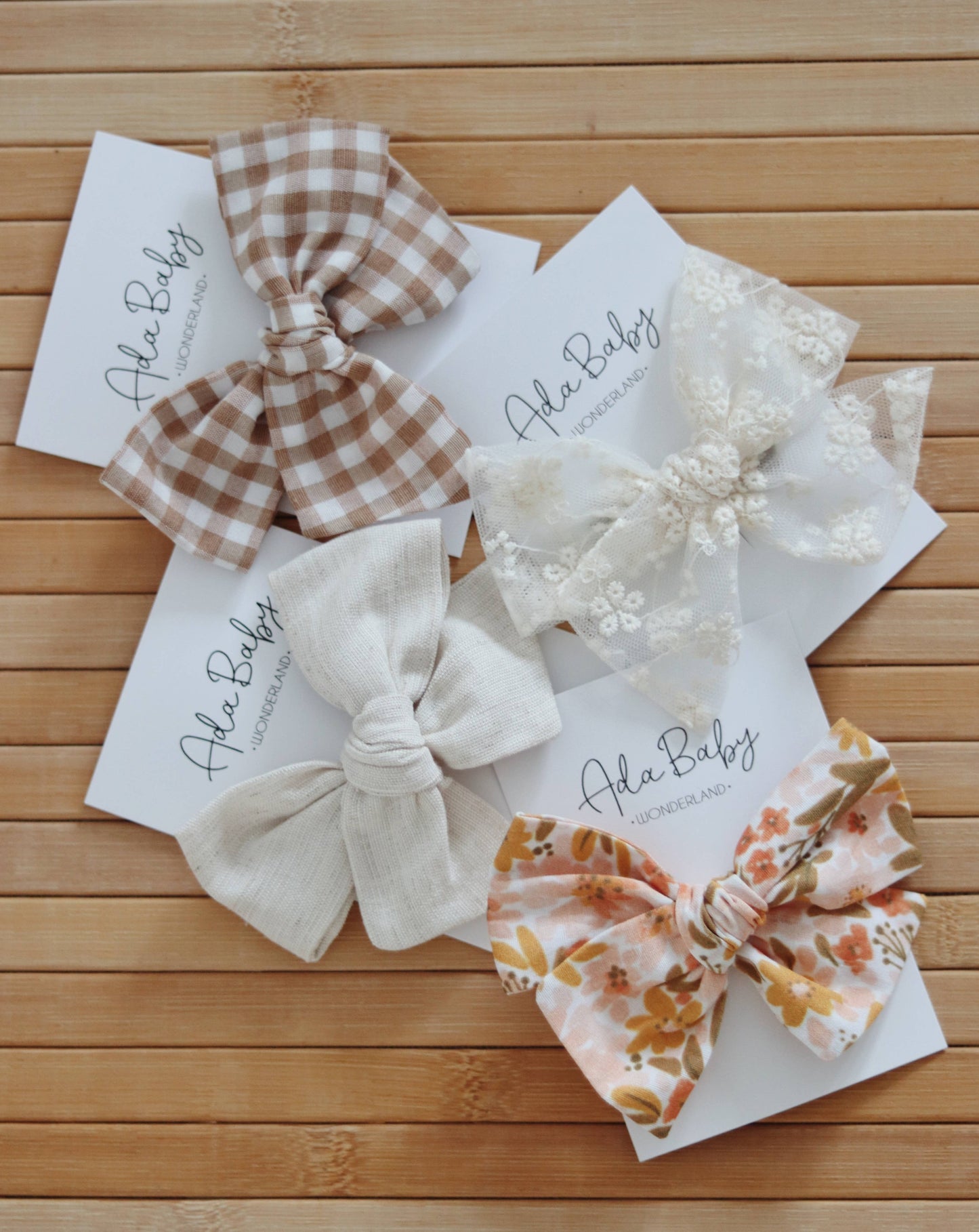 Ada Baby - Hair Bow Slides for Baby and Kids