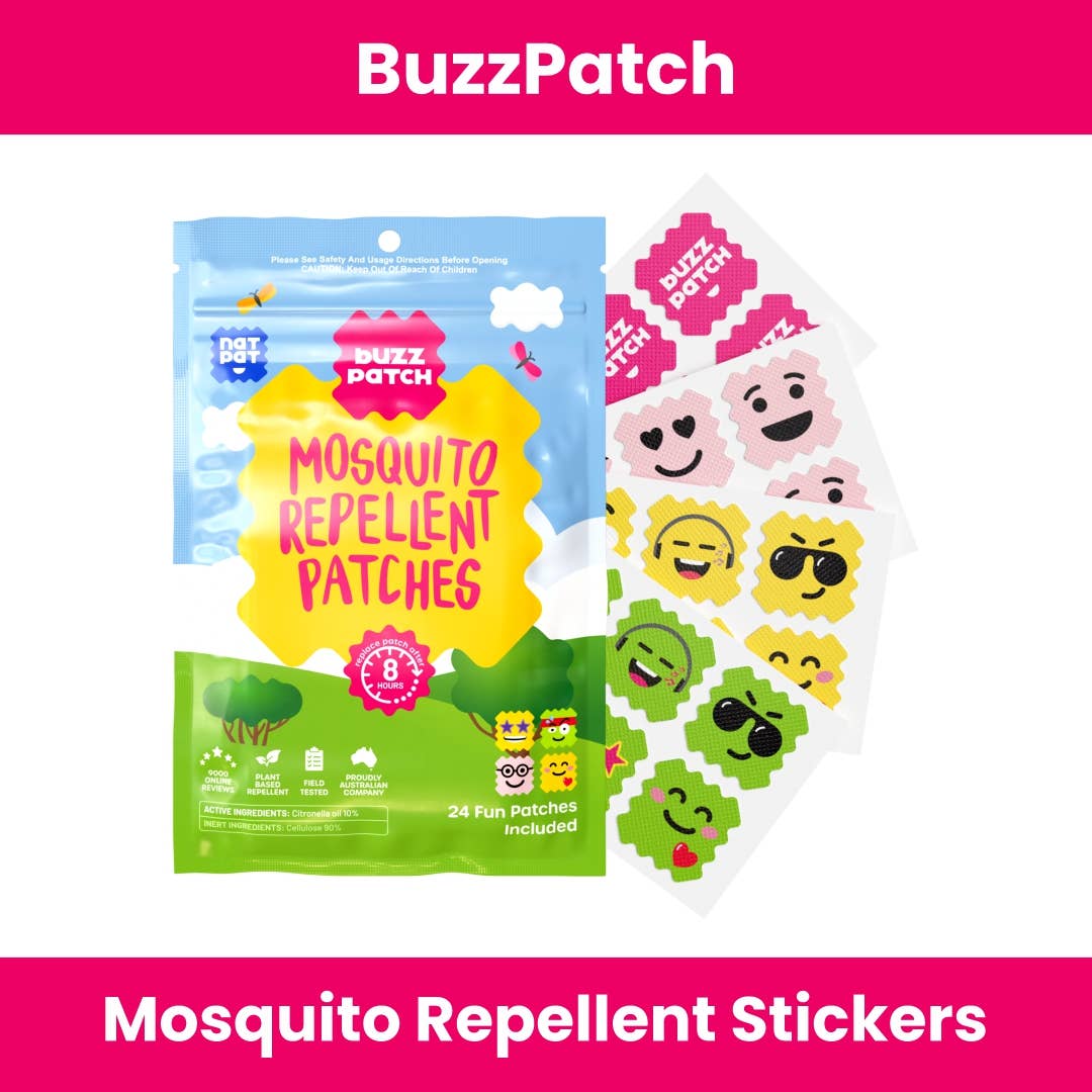 NATPAT - BuzzPatch | Mosquito Stickers | Insect Repellent Stickers