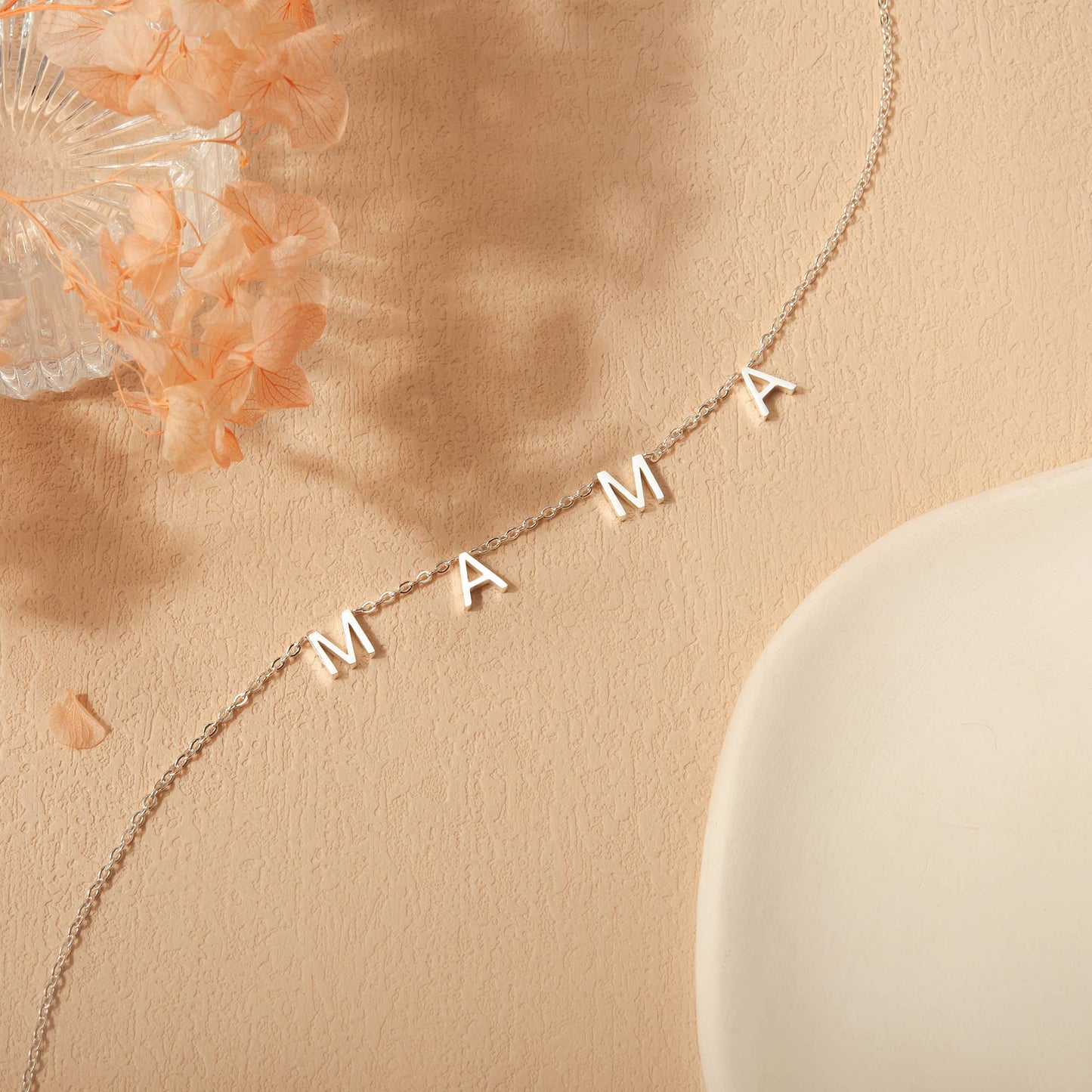 Anavia - Mama Letter Necklace Gift for Mom Jewelry