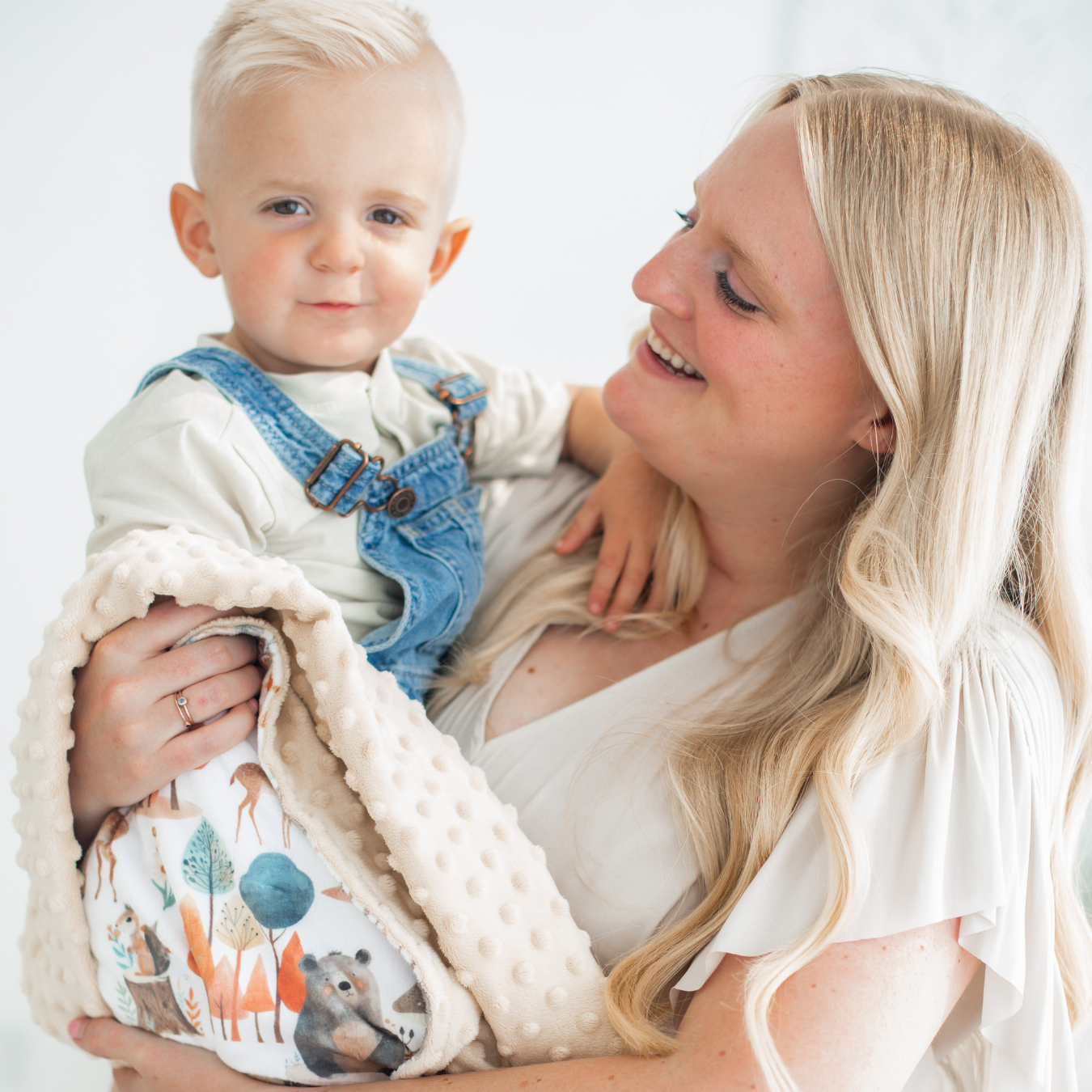 Honey Lemonade - Baby & Toddler Minky Blanket -Enchanted Forest