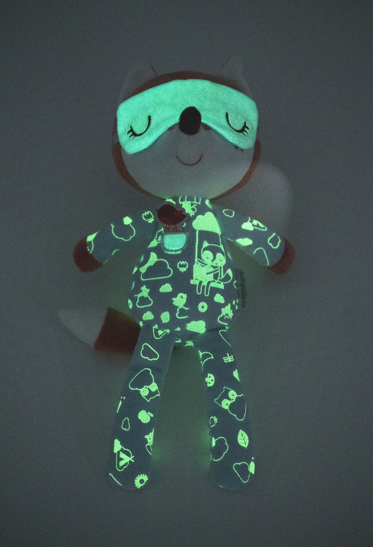 Janod - Alice The Fox | Glow-in-the-Dark Sleeping Cuddle | Plush Toy