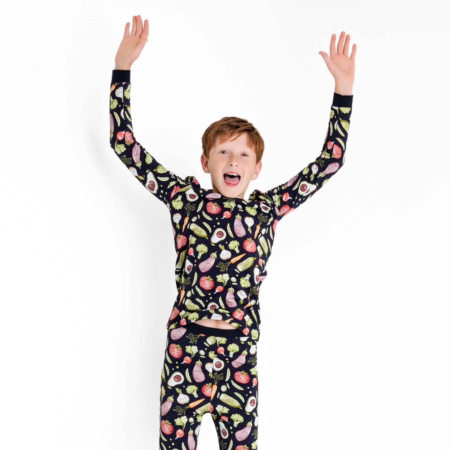 Jammie Session Jammies - Love You Veggie Much Long Sleeve PJ's