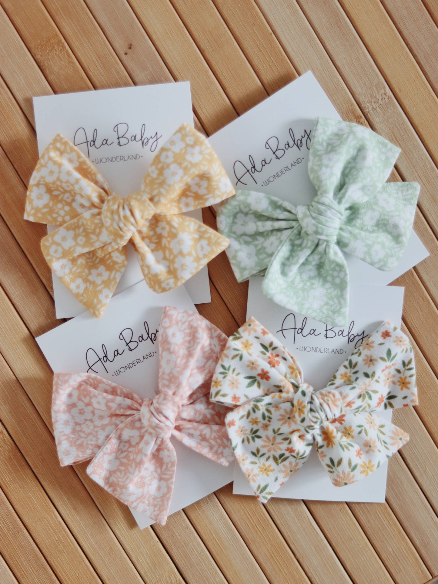 Ada Baby - Hair Bow Slides for Baby and Kids
