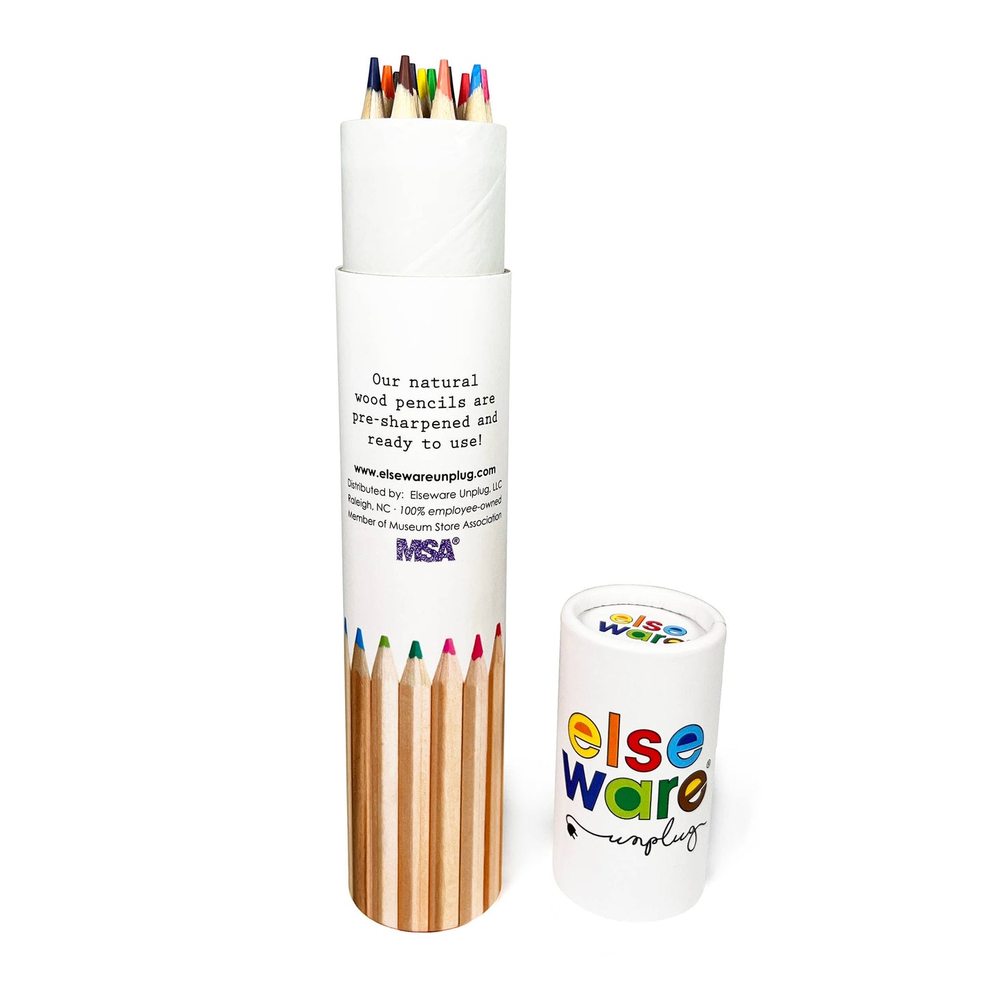 elseware unplug / eco-kids - Colored Pencils - Tall - 12 Colors