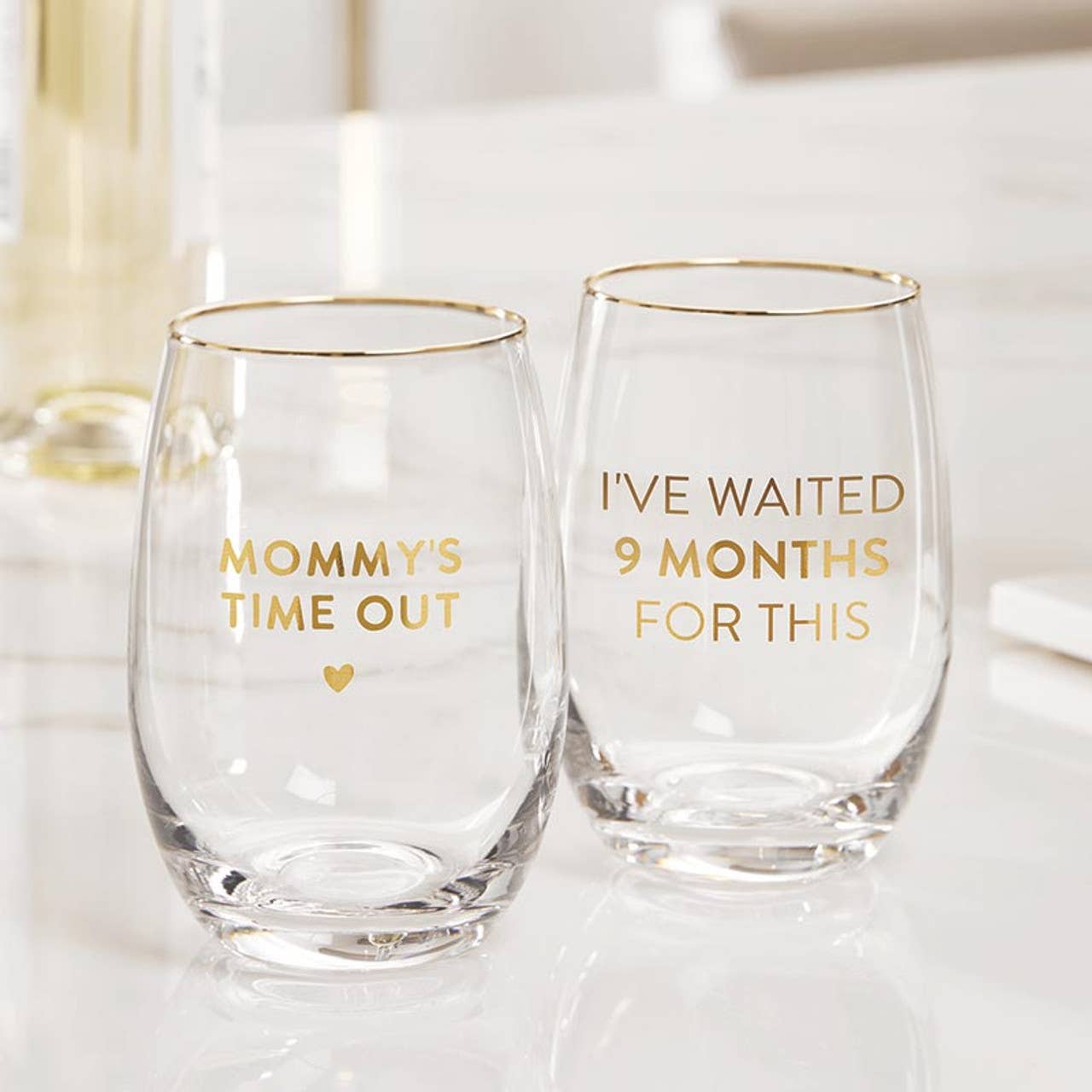 Stephan Baby - Wine Glass - I've Waited 9 Months For This