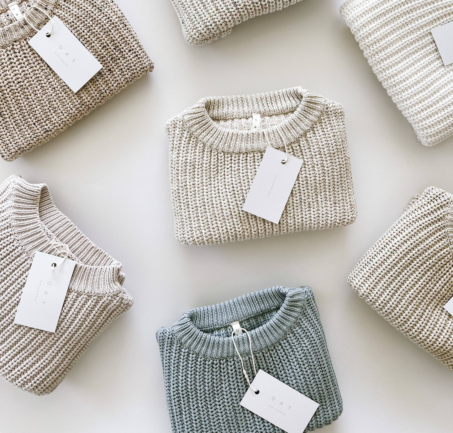 Oat Children - ‘Fog’ Chunky Knit Sweater
