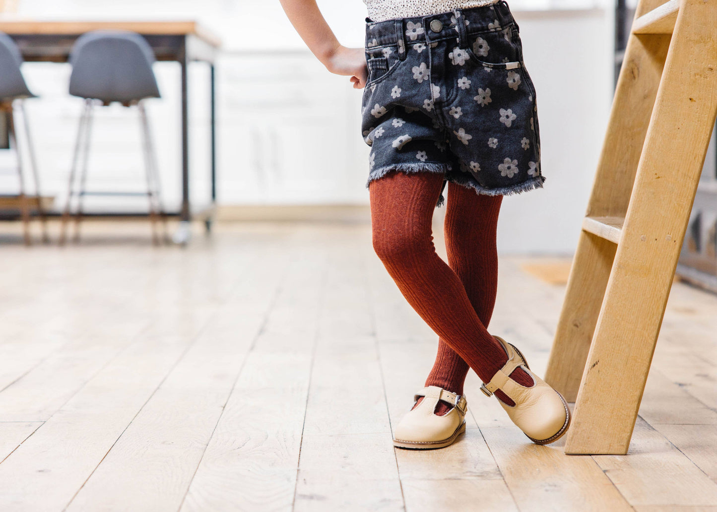 Little Stocking Co. - Brick Cable Knit Tights