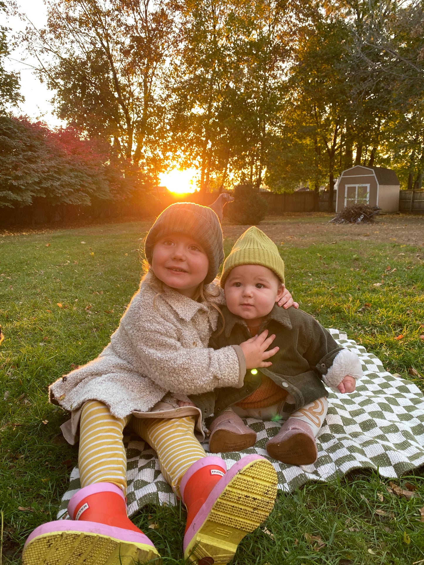 Annie & Charles: Legging- Yellow Stripes