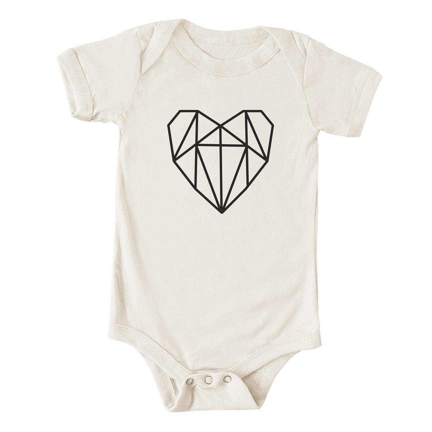 Tate & Adele - Geometric Bird Fox Bee Bear Bunny Heart Graphic Bodysuit