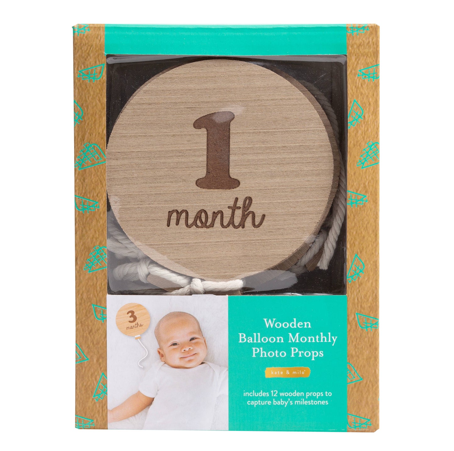 Kate & Milo - Balloon Milestone Photo Prop Cards