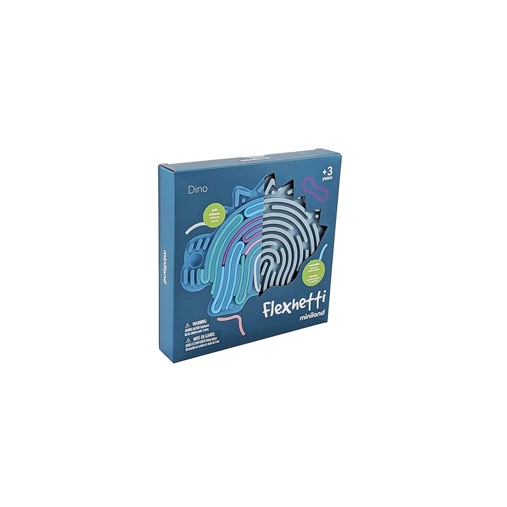 Miniland Educational - Flexhetti: Dinosaur - Silicone Fidget