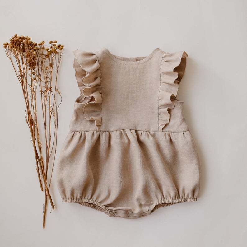 Annie & Charles - Annie & Charles® Organic Cotton Bloomer CHARLOTTE: white