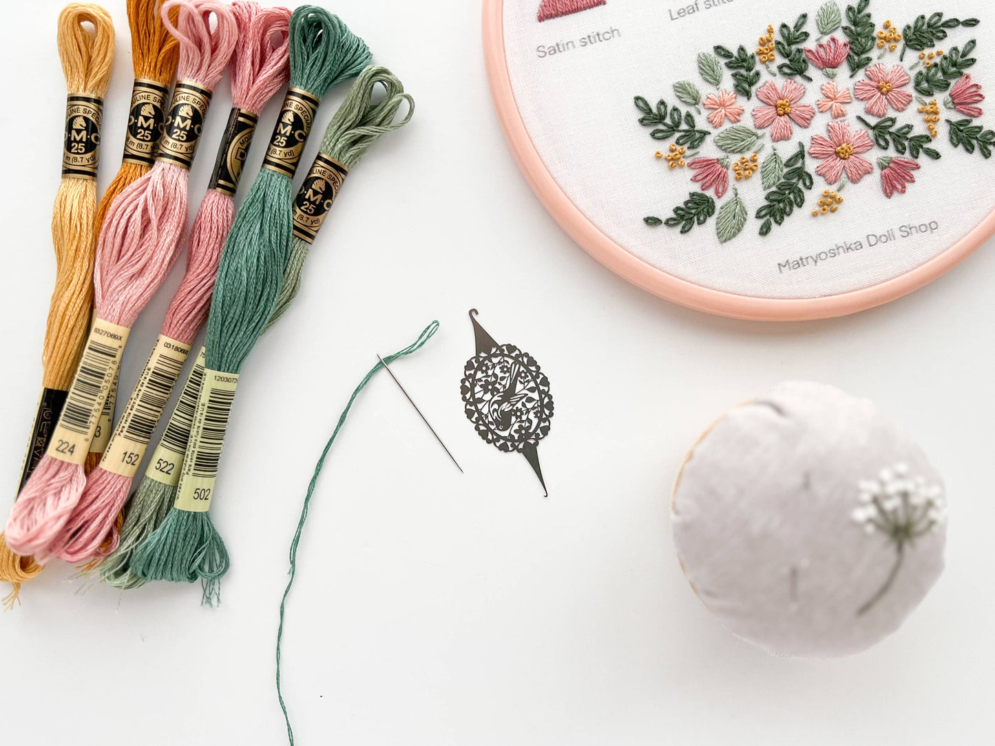 Matryoshka Doll Shop - Needle threader for embroidery, cross stitch, sewing