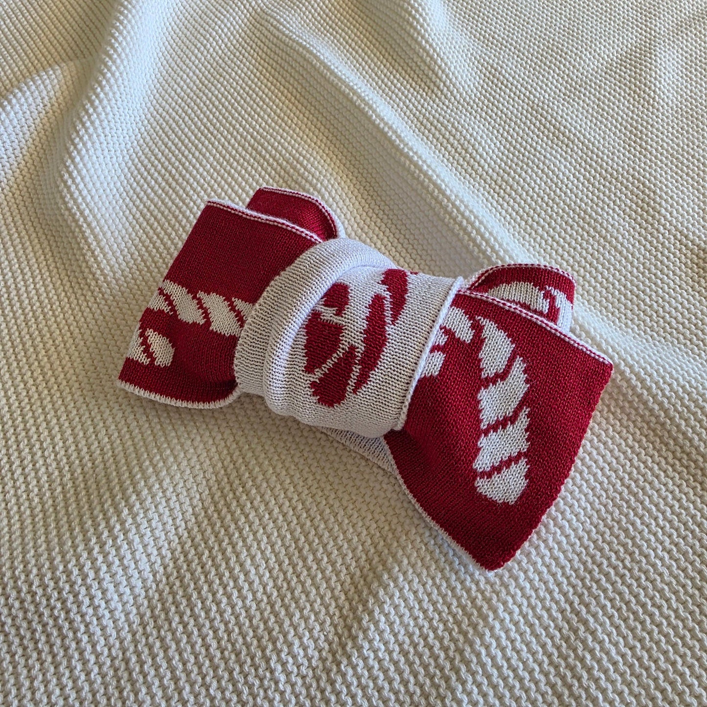 CG Lane Co - KNIT TOPKNOT HEADBAND - CANDY CANES