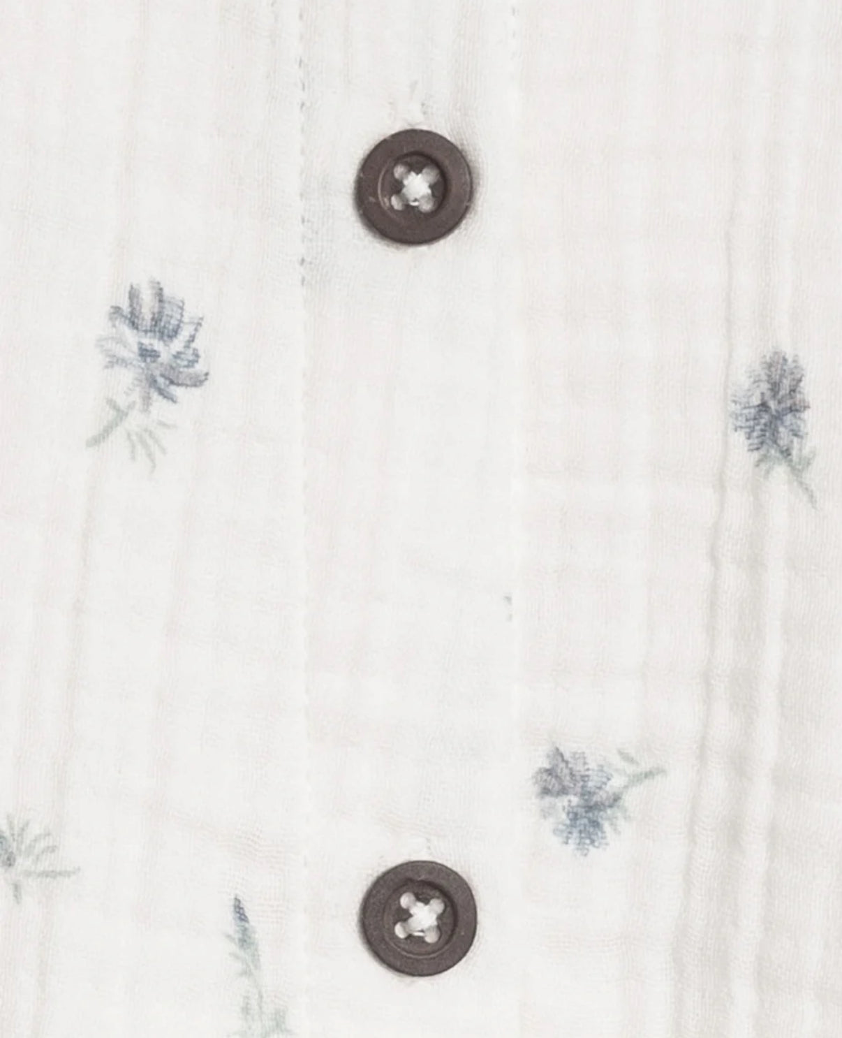 Colored Organics - Coco Muslin Button Front Bubble Romper - Elena Floral/Lilla