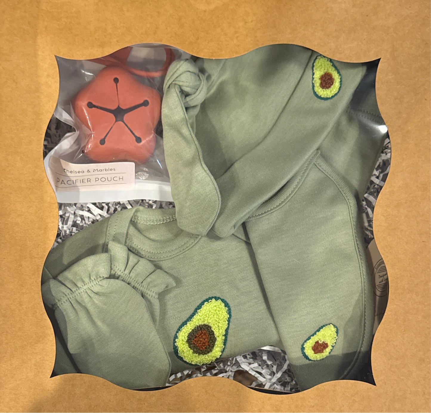 Honey and Hive - Avocado Patterned 5 Piece Newborn